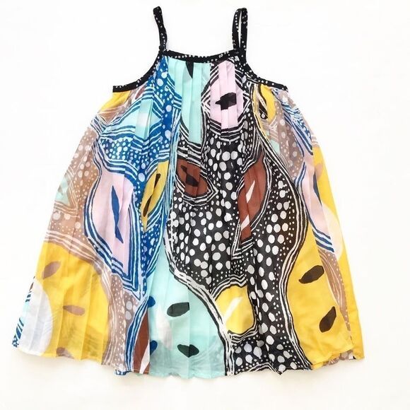 Gap kids DVF floral pleated dress EUC M(8-9Y) - Picture 4 of 7